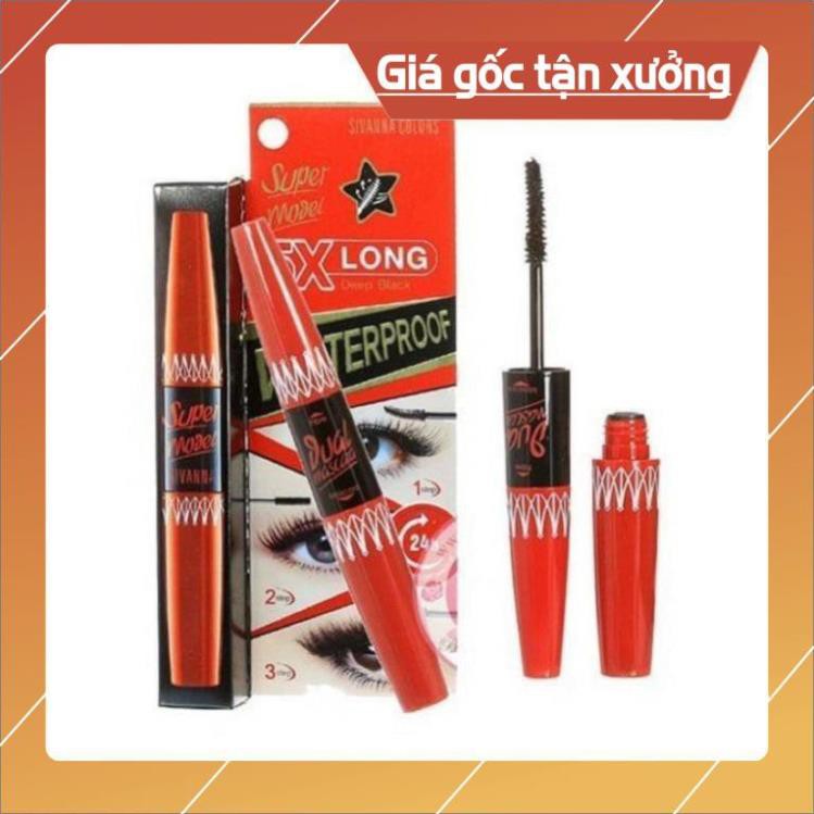 [Hàng Auth] Chuốt mi hai đầu không trôi,  mascara sivanna 5X Thái Lan Waterproof