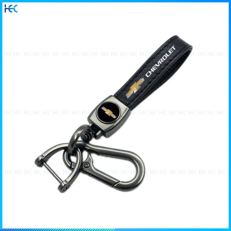 Móc Khóa Động Cơ Bằng Da Có logo Cho Chevrolet