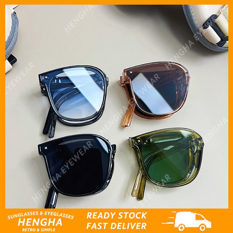 Kính Mát Gấp Gọn Chống Tia UV400 Thời Trang Mới 2022 Cho Nam Nữ