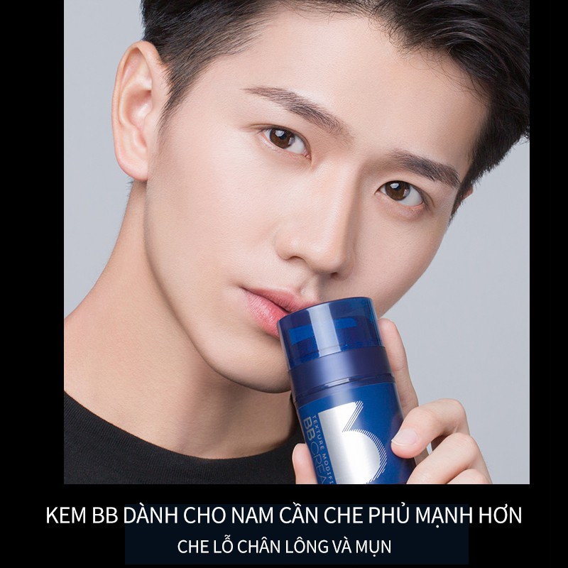 Kem BB PRIME BLUE Màu Tự Nhiên Che Khuyết Điểm Chỉnh Sửa Da Cho Nam 50ML