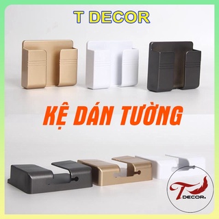 Kệ Dán Tường Để Sạc Điện Thoại, Điều Khiển, Remote Đồ Dùng Tiện Lợi Sang Trọng - T DECOR