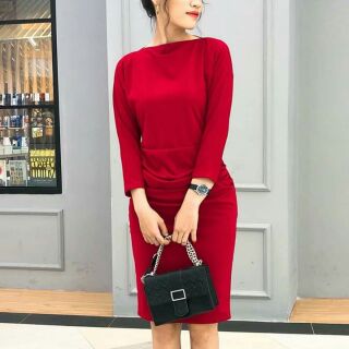 Đầm body lụa cotton