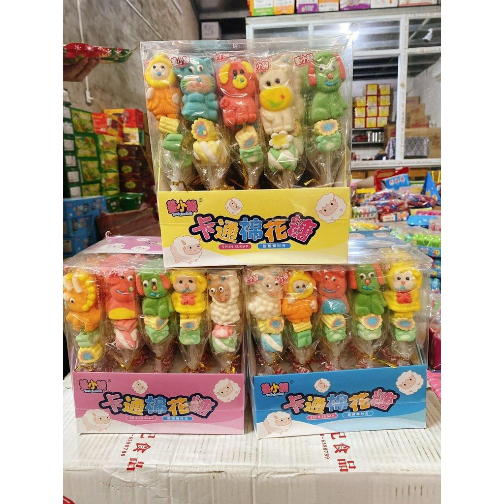 Combo 10 cái Kẹo Bông sữa Marshmallow Mix AISHANGLA Hoạt Hình Hỗn Hợp ngộ nghĩnh cute