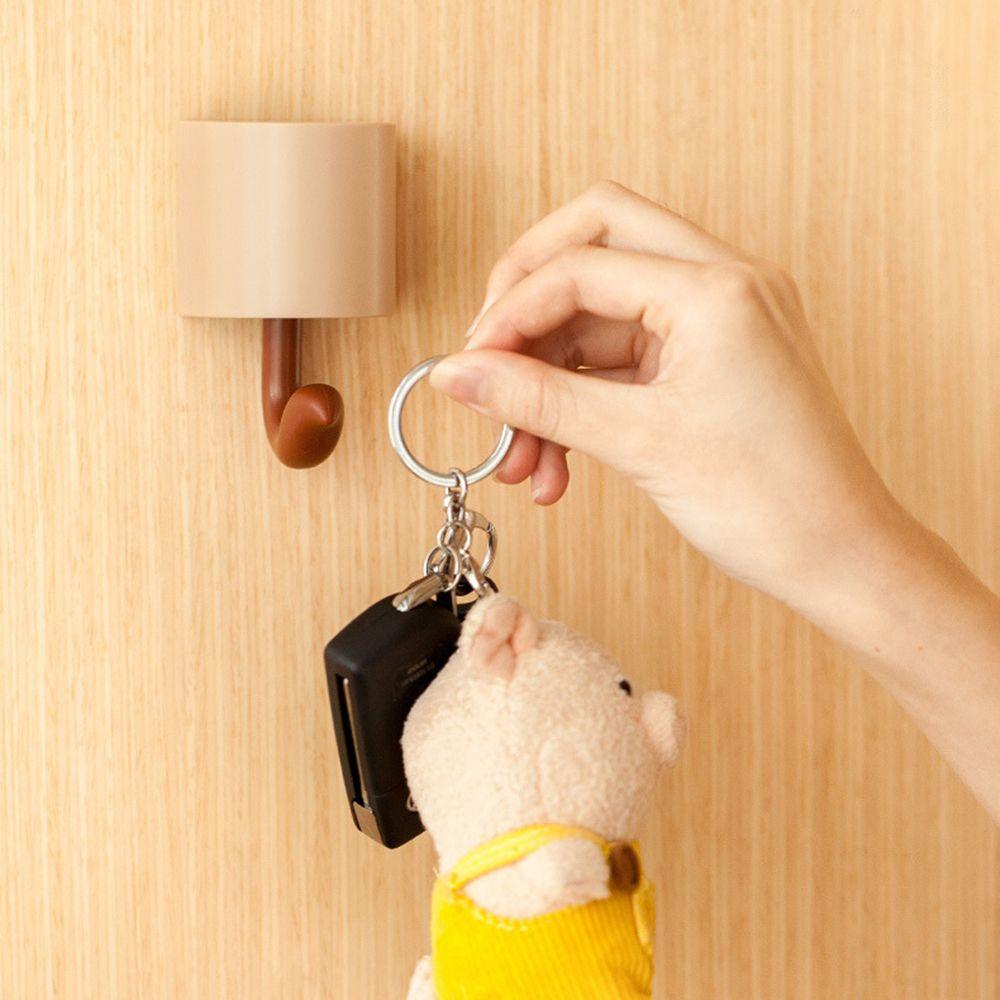 Móc Dán Tường Bằng ABS Không Đục Lỗ Họa Tiết Hoạt Hình Siêu Dễ Thương