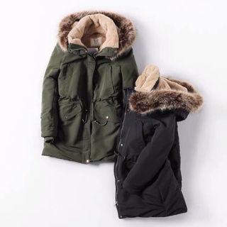 [SẴN SIZE S] Áo parka lót lông nữ hàng quảng châu Zara xuất