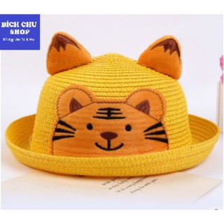 Mũ mùa hè hình hổ cực dễ thương cho bé