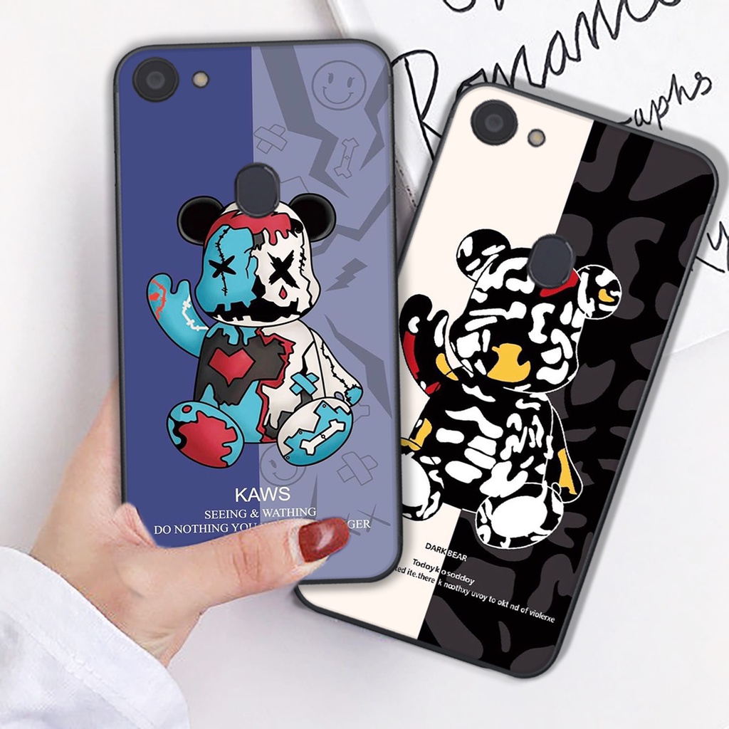 ỐP LƯNG OPPO F5-OPPO F5 YOUTH-OPPPO F7 - F7 YOUTH ĐA DẠNG MẪU MÃ BEARBRICK SIÊU CHẤT LƯỢNG