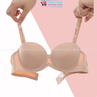 Áo lót Thái | Áo ngực quả trơn, cup ngang, mút vừa, có gọng sisterhood 6001