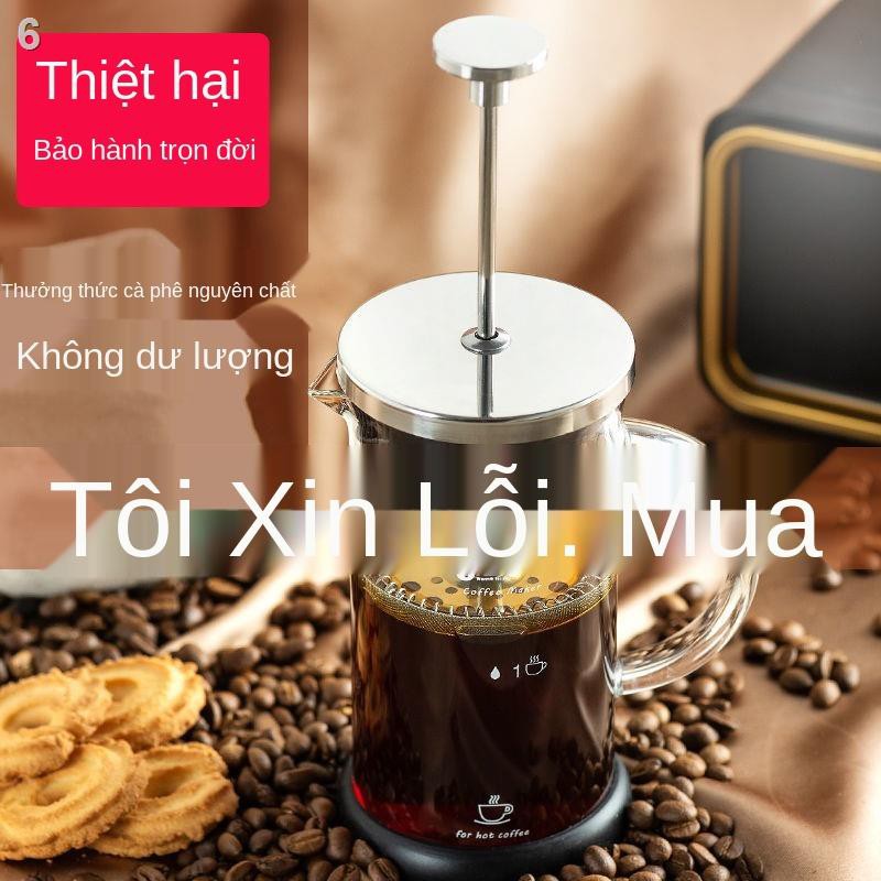 Cà phê pha bằng tay loại bộ lọc thiết bị máy trà tách phương pháp ép nồi