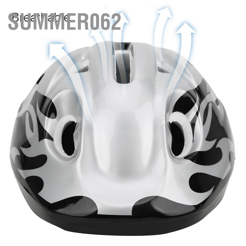 Summer062 Safety Cycling Helmet Foam Breathable with Adjustable Hook and Loop Fastener Bike Supplies