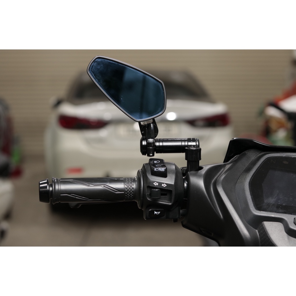 Gương - kiếng gù chân gương CRG V1 nhôm CNC lắp chân gương các dòng xe