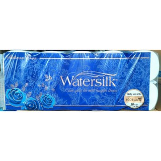 Giấy vệ sinh Watersilk 10 cuộn không lõi 40m