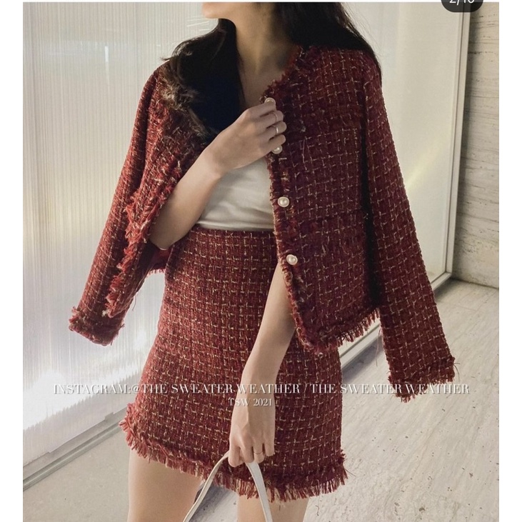 [HÀNG SẴN]SET DẠ TWEET 3 MÀU CÚC NGỌC SIÊU XINH | BigBuy360 - bigbuy360.vn