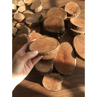 Miếng gỗ decor, gỗ tự nhiên 100%.
