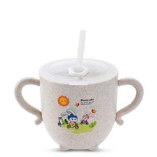Cốc hút nước lúa mạch cho bé tập hút