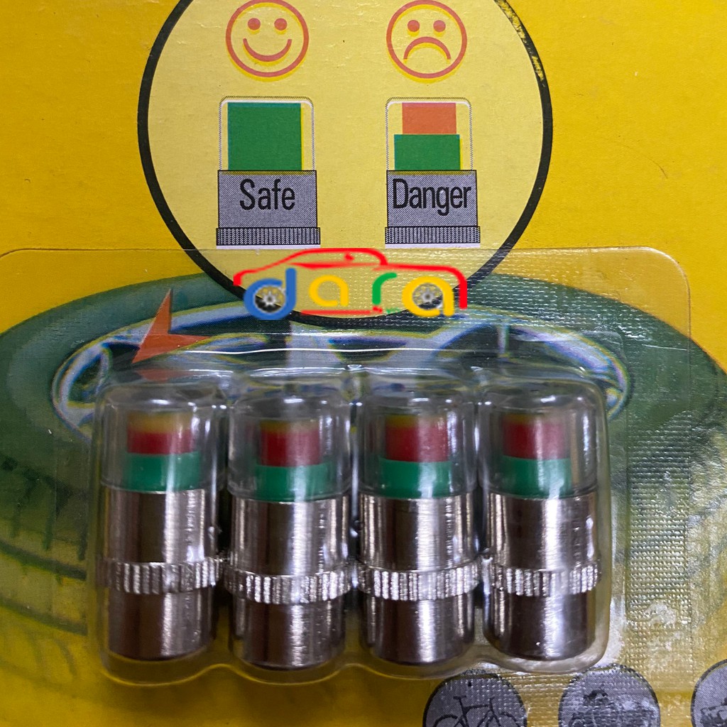 Van lốp xe cảnh báo áp suất lốp hiển thị 3 màu tiện ích