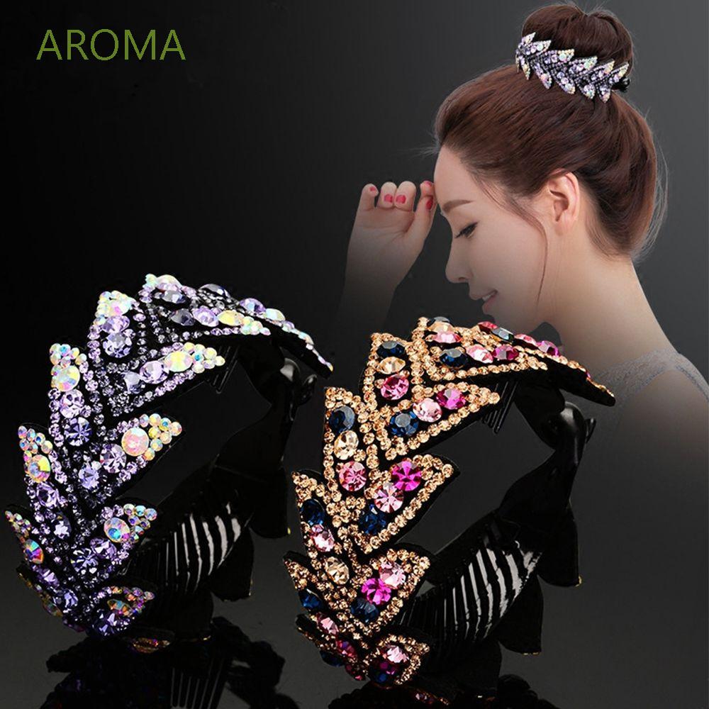 Kẹp tóc họa tiết hoa lá thời trang dành cho nữ