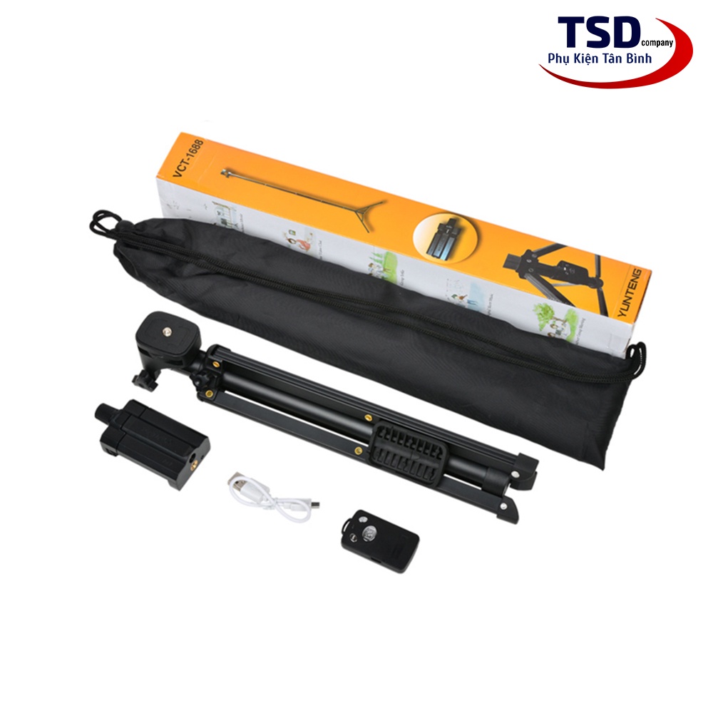 Gậy Tripod 3 Chân VCT-1688 - Gậy Chụp Hình Điện Thoại, Máy Ảnh
