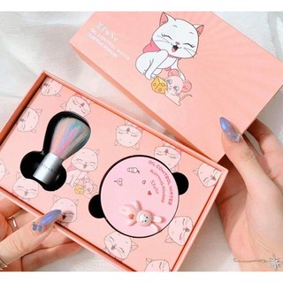 Phấn phủ chống nước xiuse Powder kèm cọ FULL BOX