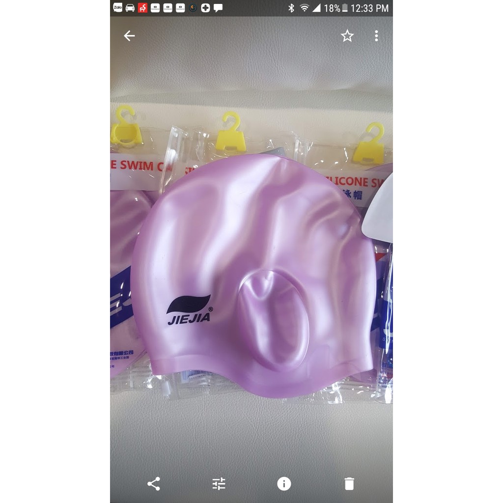 Mũ bơi che tai - Mũ bơi người lớn, trẻ em