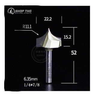 Mũi phay Arden 0405  đánh chỉ góc nhọn