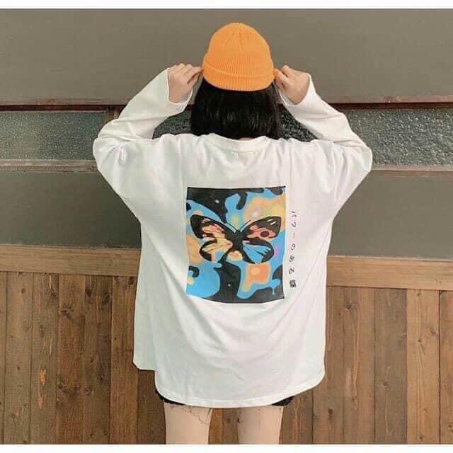 Áo bướm tay xuông hai mặt