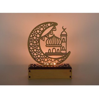 Hộp trang trí có đèn LED chủ đề Lễ hội Ramadan Hồi giáo