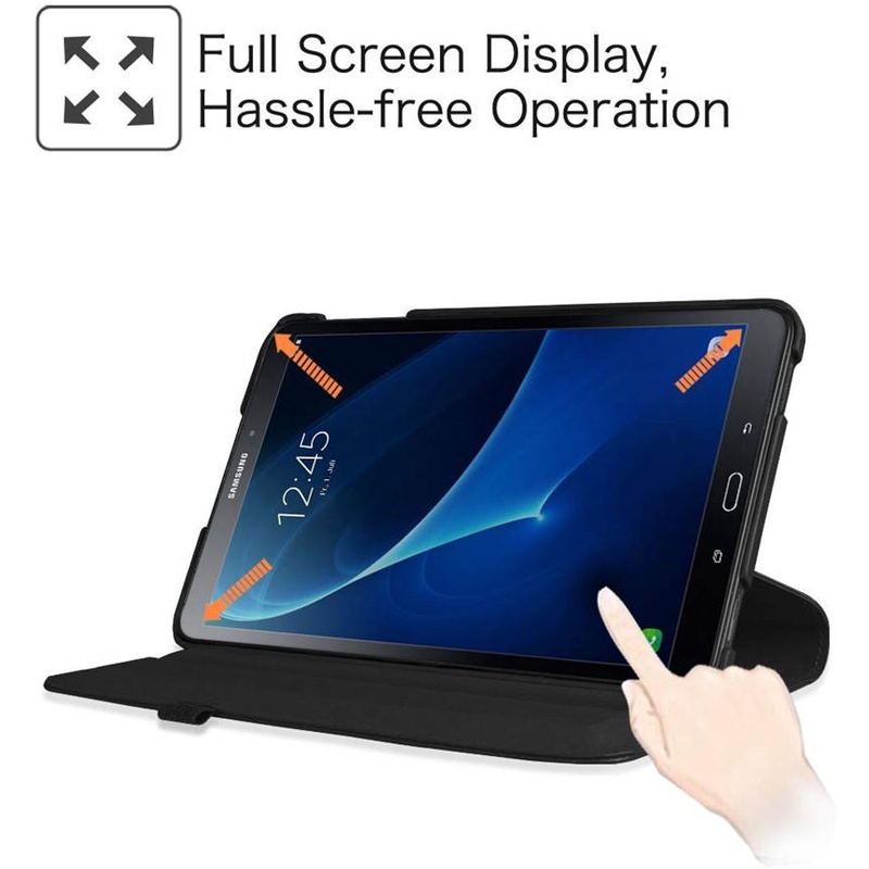 Bao Da Máy Tính Bảng Thông Minh Xoay 360 Độ Cho Samsung Galaxy Tab A A6 10.1 2016 Sm-T580 T580N T585 T585C