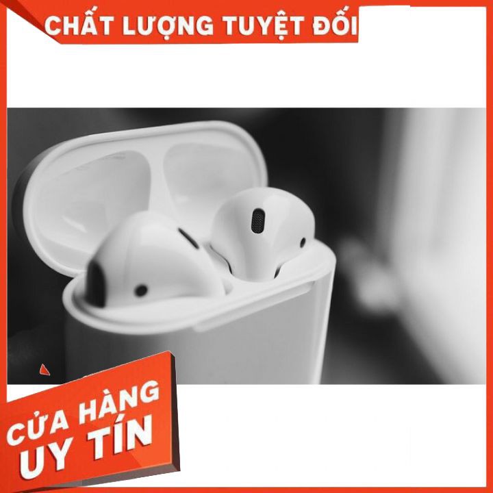 [𝗧𝗮̣̆𝗻𝗴 𝗞𝗲̀𝗺 𝗖𝗮𝘀𝗲 𝗫𝗶̣𝗻] Tai Nghe Không Dây Airpods 2 Định Vị - Đổi Tên - Sạc Không Dây - Tháo Tai Dừng Nhạc Phiên Bản 20