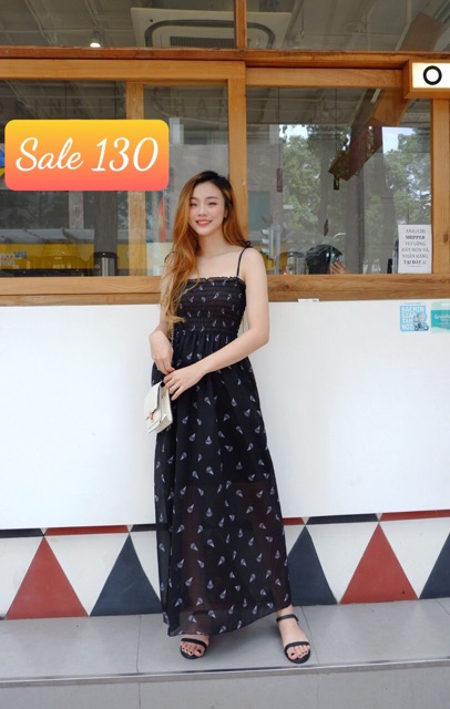 [Sale] Đầm maxi đi biển