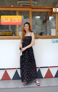 Đầm maxi đi biển