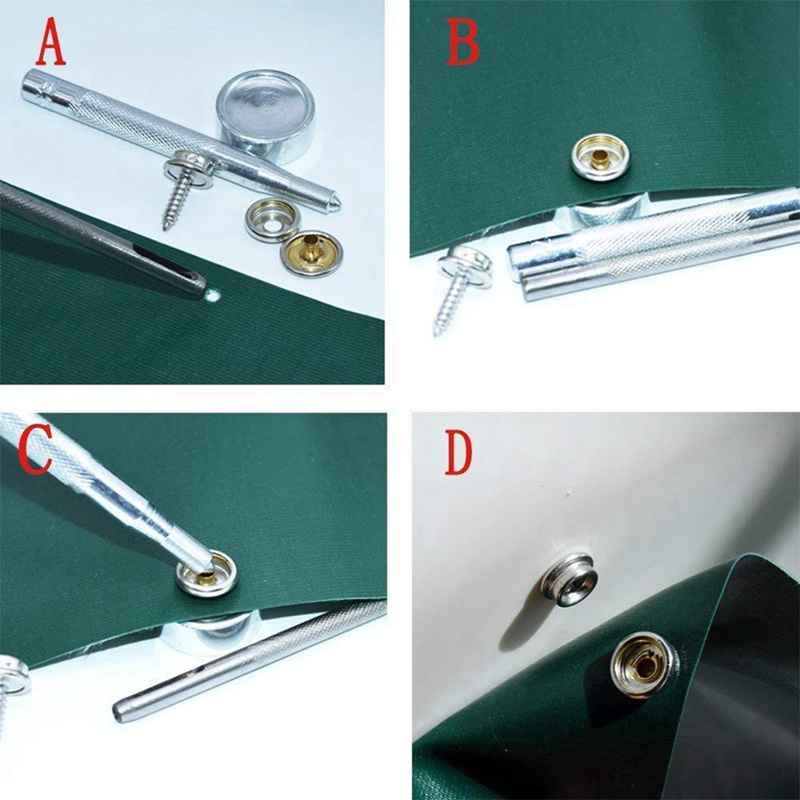 Set 100 Đinh Tán 15mm Bằng Thép Không Gỉ Gắn Vỏ Thuyền