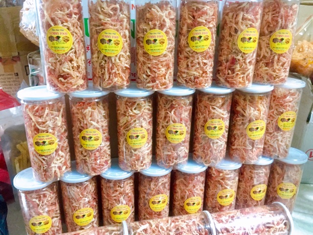 HŨ PET 300GRAM MỰC XÉ SỢI HẤP DỪA NHA TRANG | BigBuy360 - bigbuy360.vn