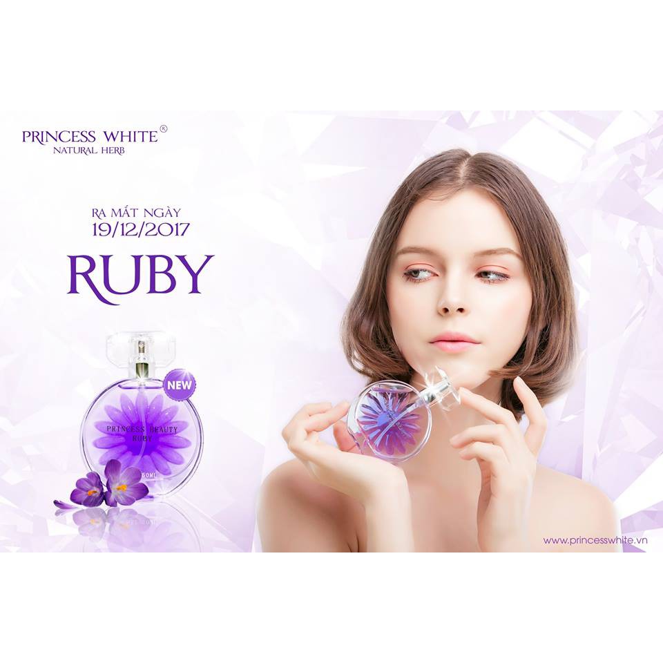 RUBY NƯỚC HOA CAO CẤP-PRINCESS WHITE