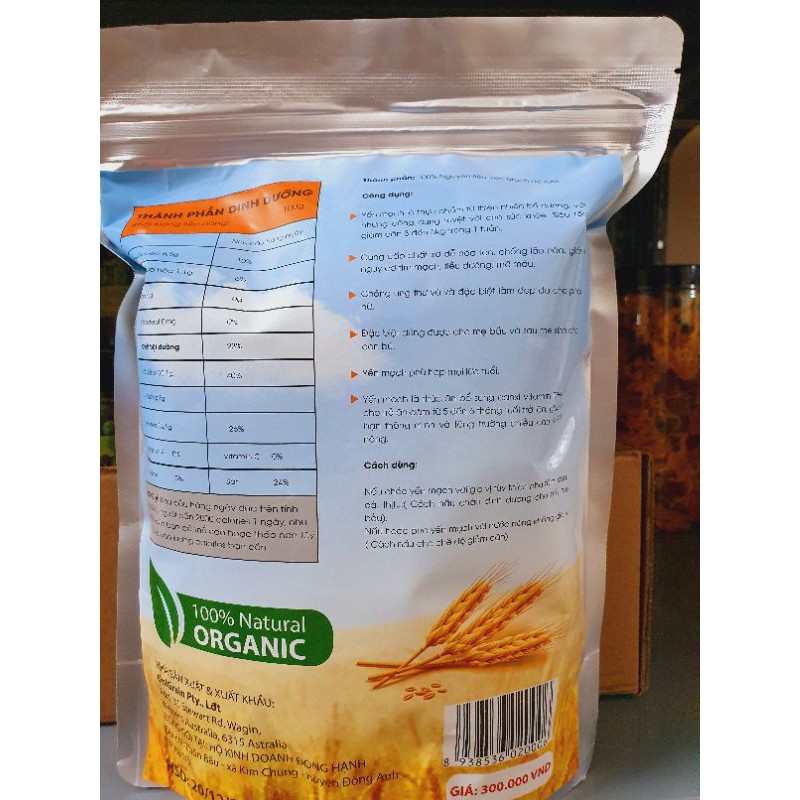 Túi 1kg yến mạch úc tươi( hàng mới) | BigBuy360 - bigbuy360.vn