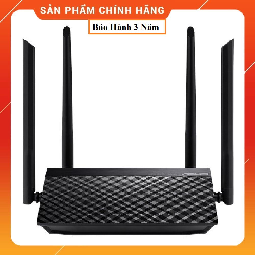 Bộ Phát Wifi Băng Tần Kép ASUS RT-AC750L Bảo Hành Đổi Mới Trong 3 Năm - Hàng Chính Hãng