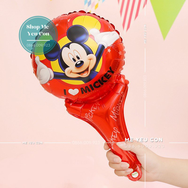 Bóng Mickey Trang Trí Sinh Nhật Sự Kiện 10inch, Phụ Kiện Trang Trí Tiệc Thôi Nôi Cho Bé Trai Bé Gái Mẫu Mới HOT