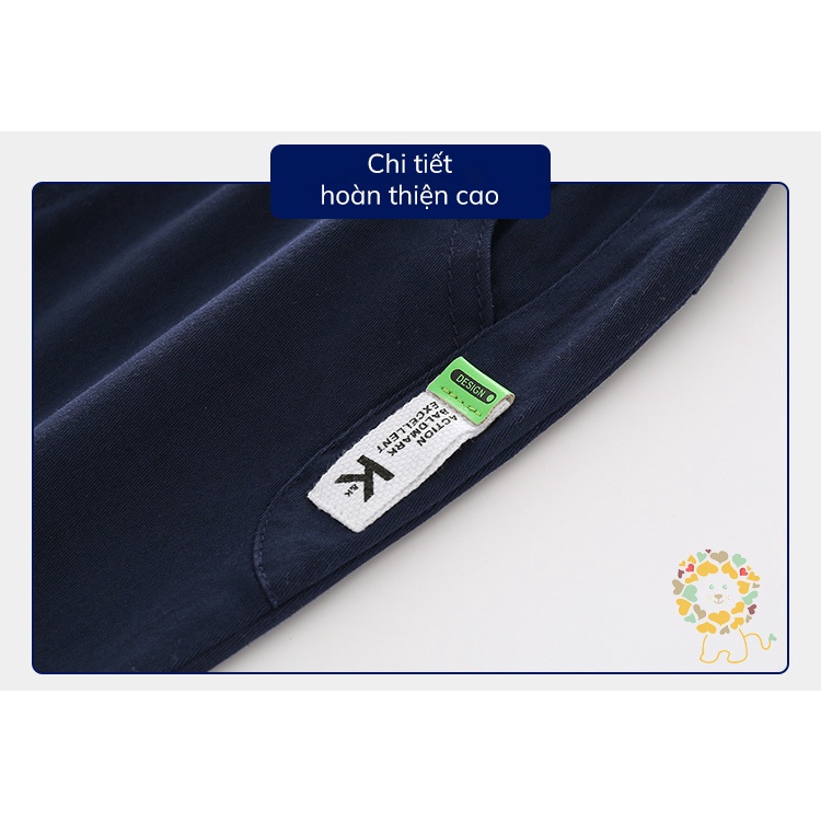 Quần Kaki bé trai WAPYPY WELLKIDS quần dài trẻ em quần bé trai size đại chất co giãn nhẹ mẫu mới 2022