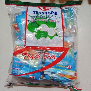 Thạch Dừa Bến Tre Bịch 20 Gói 🌴 FREESHIP 🌴 Thạch Dừa Ăn Liền Thanh Bình