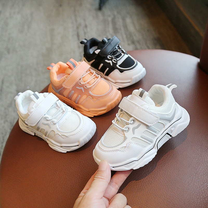 Giày thể thao đế mềm phối lưới cho bé từ 1-6 tuổi
