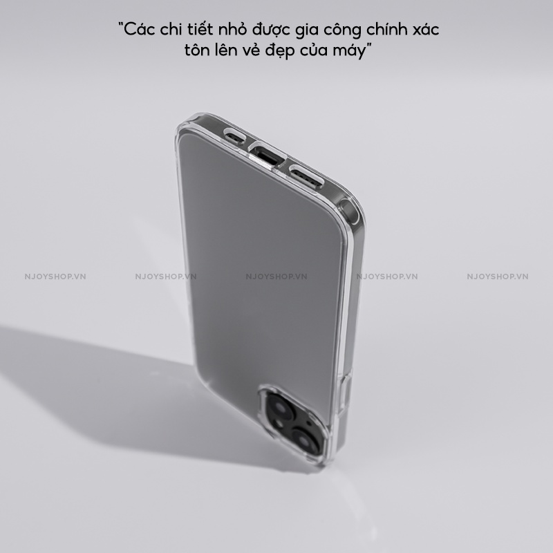 Ốp Lưng Nhám Lowtrick Matte Viền Dẻo Chống Sốc Bảo Vệ Camera Cho Điện Thoại 13 Pro Max 12 Pro Max Njoyshop
