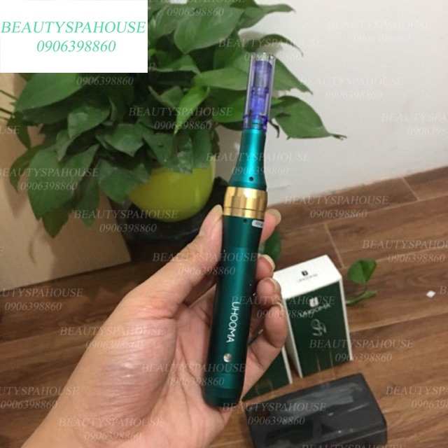 Máy phi kim UHOOMA uhoma F7 tích điện cấy tảo, cấy phấn, cấy hồng sâm Hàn Quốc
