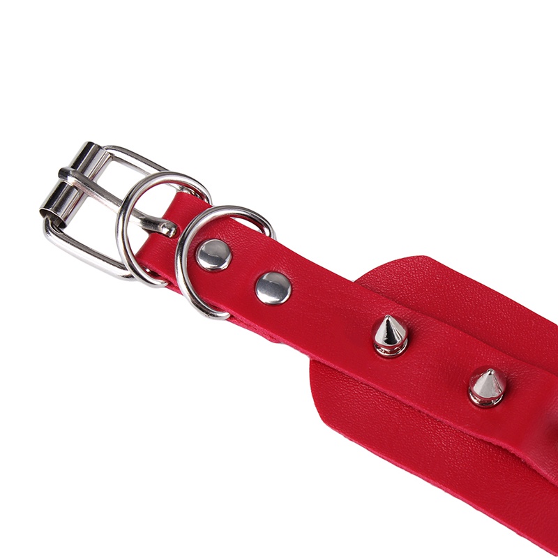 Vòng Cổ Da Đính Đinh Tán Cá Tính Cho Nữ