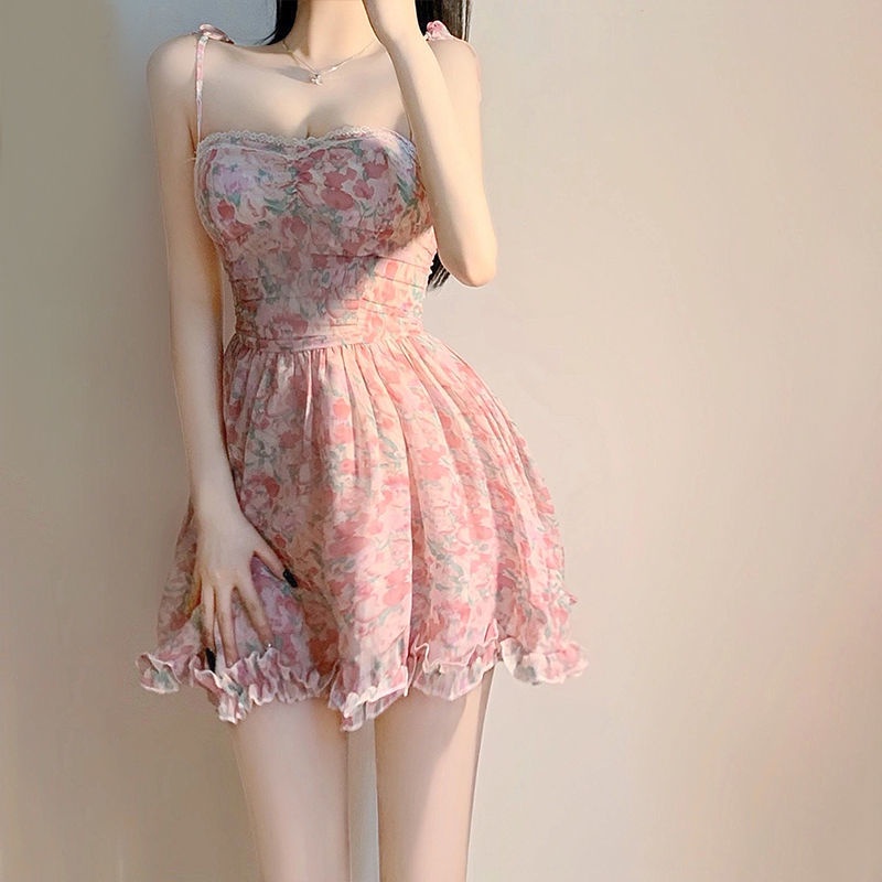 Set Đầm Hai Dây Và Áo Khoác Cardigan Dáng Ôm Phong Cách Thời Trang Mùa Hè Mới 2022