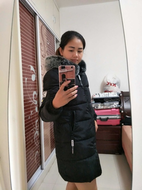 Sale__ÁO PHAO MỦ LÔNG NỮ HÀNG QUẢNG CHÂU Sale đẩy hàng tuồn