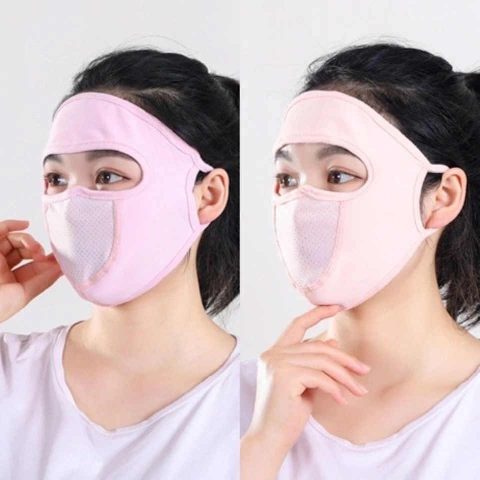 Four Seasons dustproof sun-proof ultraviolet-proof breathable mask thin ice silk summer face mask