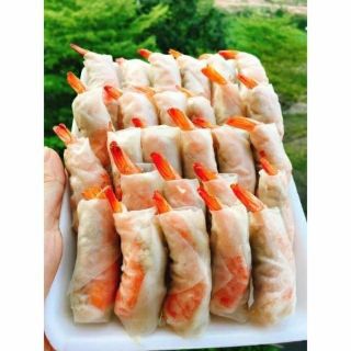 Combo 10 xấp Bánh Tráng cuốn chả ram tôm đất Bình Định