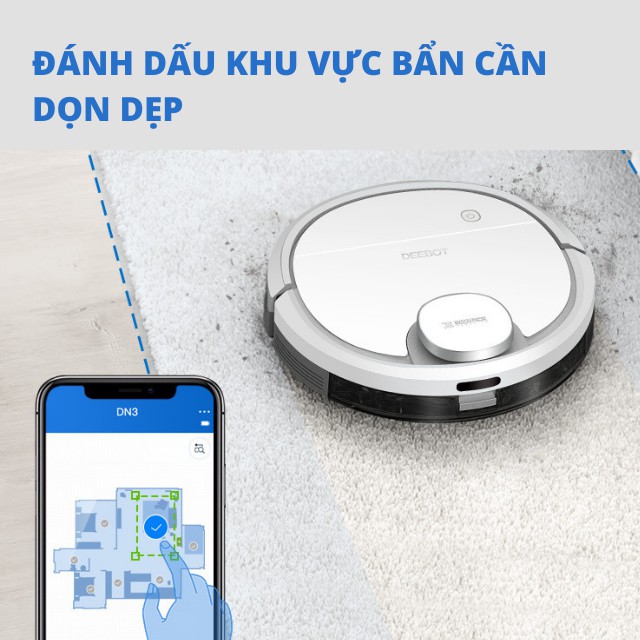 [ HÀNG ĐẸP ] Robot Hút Bụi Lau Nhà Ecovacs Dn33 , DN36 , DN320, DG70 Hàng Trưng Bày