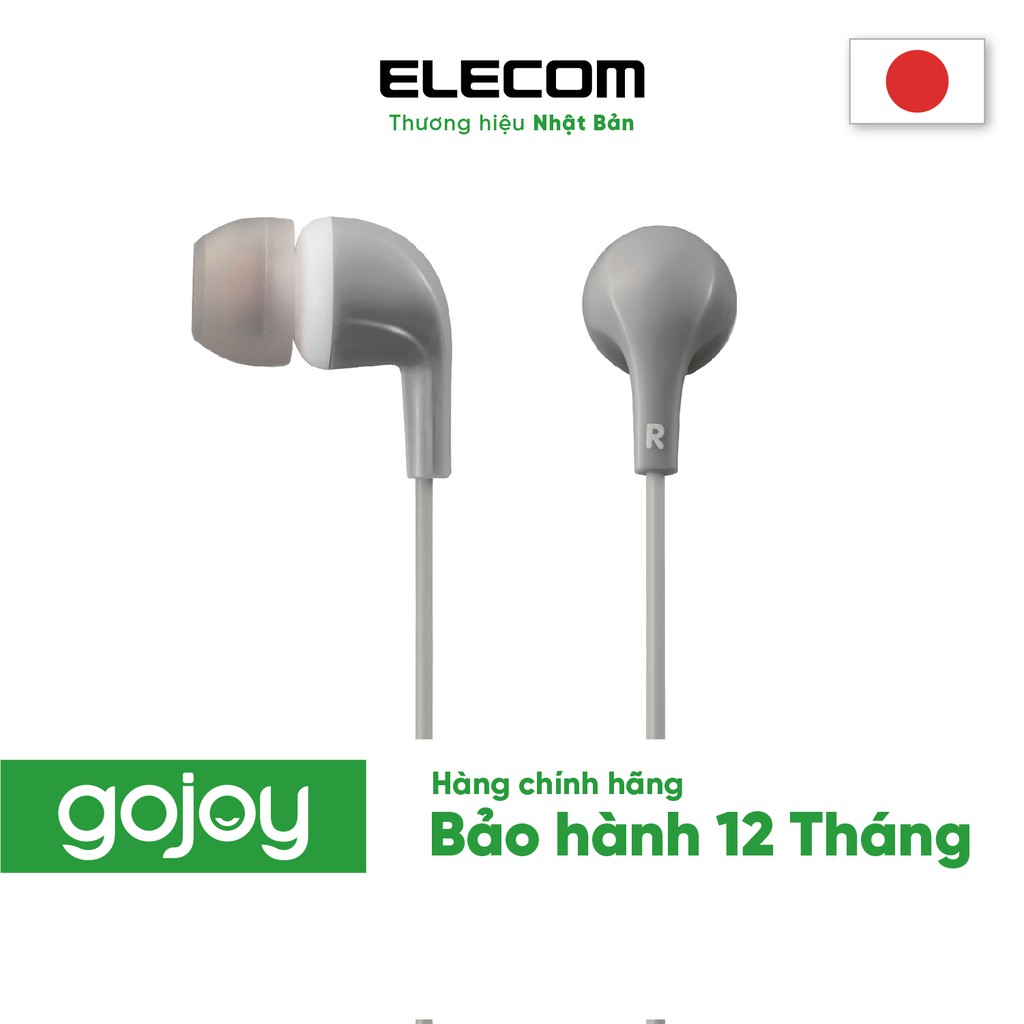 Tai nghe sắc màu nhét tai ELECOM EHP-CN300A chính hãng - bảo hành 12 tháng