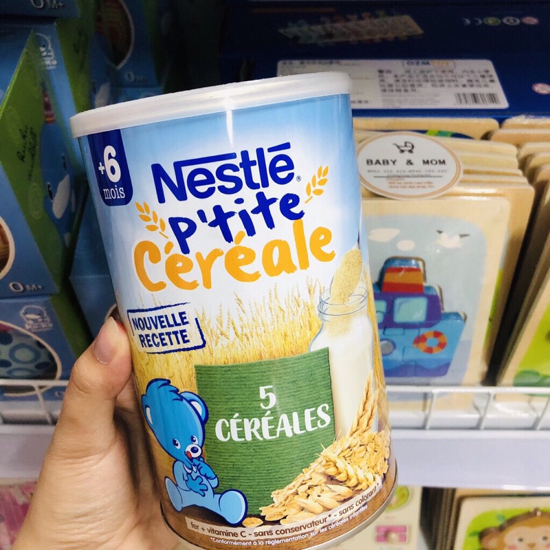 BỘT LẮC PHA SỮA NESTLE PHÁP 400g NHIỀU VỊ CHO BÉ (DATE 2022)